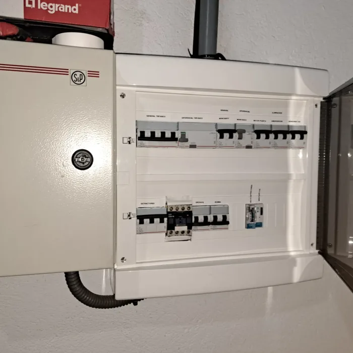 Cuadro eléctrico montado por Electricidad Lansa